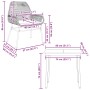 Juego comedor jardín 3 pzas cojines ratán sintético vidrio gris de , Conjuntos de jardín - Ref: Foro24-3334478, Precio: 223,7...