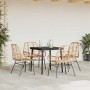 Juego de comedor jardín 5 piezas ratán sintético marrón de , Conjuntos de jardín - Ref: Foro24-3334444, Precio: 350,91 €, Des...