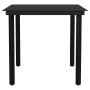 Set comedor jardín 3 pzas cojines ratán sintético vidrio negro de , Conjuntos de jardín - Ref: Foro24-3334548, Precio: 208,76...