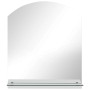 Espejo de pared con estante de vidrio templado 30x50 cm en Espejos | Comprar online en Foru.es