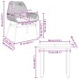Juego de comedor jardín 3 piezas cojines ratán sintético marrón de , Conjuntos de jardín - Ref: Foro24-3334569, Precio: 218,2...