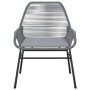 Juego comedor jardín 3 pzas cojines ratán sintético vidrio gris de , Conjuntos de jardín - Ref: Foro24-3334576, Precio: 208,3...