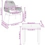 Juego comedor jardín 3 pzas cojines ratán sintético vidrio gris de , Conjuntos de jardín - Ref: Foro24-3334576, Precio: 208,3...