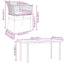 Juego de comedor jardín 5 piezas cojines ratán sintético marrón de , Conjuntos de jardín - Ref: Foro24-3334607, Precio: 305,0...