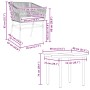 Juego comedor jardín 5 pzas cojines ratán sintético vidrio gris de , Conjuntos de jardín - Ref: Foro24-3334626, Precio: 372,9...