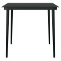 Set comedor jardín 3 pzas cojines ratán sintético vidrio negro de , Conjuntos de jardín - Ref: Foro24-3334499, Precio: 194,96...