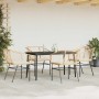 Juego de comedor jardín 5 piezas cojines ratán sintético marrón de , Conjuntos de jardín - Ref: Foro24-3334508, Precio: 298,9...