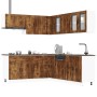 Mueble cocina Porto roble ahumado 11 pzas madera contrachapada de , Armarios de cocina - Ref: Foro24-3314936, Precio: 727,06 ...
