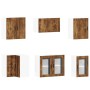Mueble cocina Porto roble ahumado 11 pzas madera contrachapada de , Armarios de cocina - Ref: Foro24-3314936, Precio: 727,06 ...