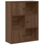 Estantería madera de ingeniería marrón roble 60x24x76,5 cm de , Librerías y estanterías - Ref: Foro24-860388, Precio: 64,65 €...