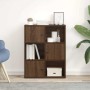 Estantería madera de ingeniería marrón roble 60x24x76,5 cm de , Librerías y estanterías - Ref: Foro24-860388, Precio: 64,65 €...