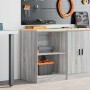 Armario de garaje de madera maciza pino gris Sonoma 60x51x85 cm de , Armarios industriales - Ref: Foro24-860549, Precio: 68,2...