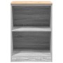Armario de garaje de madera maciza pino gris Sonoma 60x51x85 cm de , Armarios industriales - Ref: Foro24-860549, Precio: 68,2...
