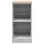 Armario de garaje de madera maciza pino gris Sonoma 40x51x85 cm de , Armarios industriales - Ref: Foro24-860540, Precio: 54,8...