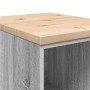 Armario de garaje de madera maciza pino gris Sonoma 40x51x85 cm de , Armarios industriales - Ref: Foro24-860540, Precio: 54,8...