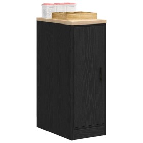 Armario de almacenamiento para garaje negro 30x51x85 cm de , Armarios industriales - Ref: Foro24-860554, Precio: 55,77 €, Des...