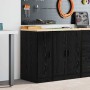 Armario de almacenamiento para garaje negro 30x51x85 cm de , Armarios industriales - Ref: Foro24-860554, Precio: 55,77 €, Des...