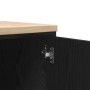Armario de almacenamiento para garaje negro 30x51x85 cm de , Armarios industriales - Ref: Foro24-860554, Precio: 55,77 €, Des...