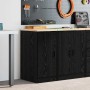 Armario de almacenamiento para garaje negro 40x51x85 cm de , Armarios industriales - Ref: Foro24-860563, Precio: 63,28 €, Des...