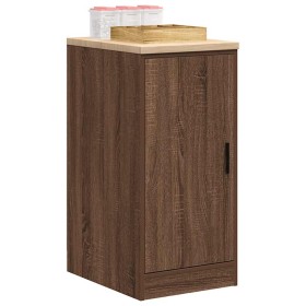 Armario de almacenamiento para garaje roble marrón 40x51x85 cm de , Armarios industriales - Ref: Foro24-860568, Precio: 60,78...