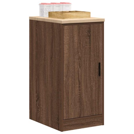 Armario de almacenamiento para garaje roble marrón 40x51x85 cm de , Armarios industriales - Ref: Foro24-860568, Precio: 60,78...