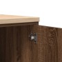 Armario de almacenamiento para garaje roble marrón 40x51x85 cm de , Armarios industriales - Ref: Foro24-860568, Precio: 60,78...