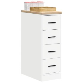 Armario de almacenamiento para garaje blanco 30x51x85 cm de , Armarios industriales - Ref: Foro24-860580, Precio: 72,58 €, De...