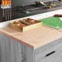 Armario de garaje de madera maciza pino gris Sonoma 40x51x85 cm de , Armarios industriales - Ref: Foro24-860594, Precio: 79,8...
