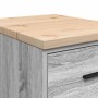 Armario de garaje de madera maciza pino gris Sonoma 40x51x85 cm de , Armarios industriales - Ref: Foro24-860594, Precio: 79,8...