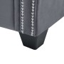 Sofá Chesterfield en L tapizado terciopelo gris 199x142x72 cm de , Sofás - Ref: Foro24-247145, Precio: 686,52 €, Descuento: %
