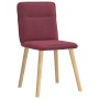 Sillas de comedor 6 unidades tela rojo tinto de , Sillas de comedor - Ref: Foro24-3315593, Precio: 299,31 €, Descuento: %