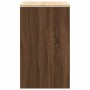 Armario de almacenamiento para garaje roble marrón 60x51x85 cm de , Armarios industriales - Ref: Foro24-860577, Precio: 88,15...