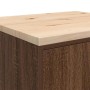 Armario de almacenamiento para garaje roble marrón 60x51x85 cm de , Armarios industriales - Ref: Foro24-860577, Precio: 88,15...