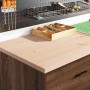 Armario de almacenamiento para garaje roble marrón 60x51x85 cm de , Armarios industriales - Ref: Foro24-860604, Precio: 98,28...