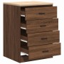 Armario de almacenamiento para garaje roble marrón 60x51x85 cm de , Armarios industriales - Ref: Foro24-860604, Precio: 98,28...