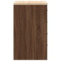 Armario de almacenamiento para garaje roble marrón 60x51x85 cm de , Armarios industriales - Ref: Foro24-860604, Precio: 98,28...