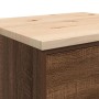 Armario de almacenamiento para garaje roble marrón 60x51x85 cm de , Armarios industriales - Ref: Foro24-860604, Precio: 98,28...