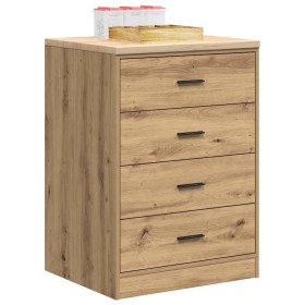 Armario de almacenamiento para garaje Roble Artesano 60x51x85cm de , Armarios industriales - Ref: Foro24-860606, Precio: 111,...