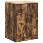 Armario de almacenamiento para garaje roble ahumado 60x51x85 cm de , Armarios industriales - Ref: Foro24-860575, Precio: 98,0...