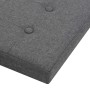 Taburete plegable con almacenaje lino sintético gris oscuro de , Taburetes y sillas plegables - Ref: Foro24-247077, Precio: 2...