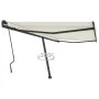 Toldo de pie retráctil manual crema 400x300 cm de vidaXL, Toldos - Ref: Foro24-3069737, Precio: 426,71 €, Descuento: %