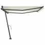 Toldo de pie retráctil manual crema 400x300 cm de vidaXL, Toldos - Ref: Foro24-3069737, Precio: 398,22 €, Descuento: %