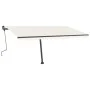 Toldo de pie retráctil manual crema 400x300 cm de vidaXL, Toldos - Ref: Foro24-3069737, Precio: 426,71 €, Descuento: %