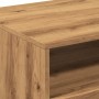 Mesa de centro con luces LED roble artesanal 90x49x40 cm de , Mesas de centro - Ref: Foro24-857711, Precio: 120,88 €, Descuen...