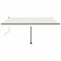 Toldo de pie retráctil manual crema 400x300 cm de vidaXL, Toldos - Ref: Foro24-3069737, Precio: 426,71 €, Descuento: %
