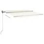 Toldo de pie retráctil manual crema 400x300 cm de vidaXL, Toldos - Ref: Foro24-3069737, Precio: 426,71 €, Descuento: %