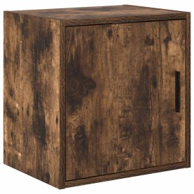 Armario de pared para garaje madera de ingeniería roble ahumado de , Armarios industriales - Ref: Foro24-860633, Precio: 35,2...