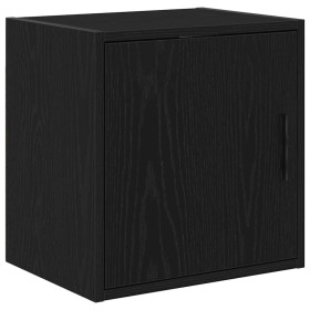 Armario de pared para garaje madera de ingeniería negra de , Armarios industriales - Ref: Foro24-860627, Precio: 41,21 €, Des...