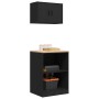 Armarios 2 uds para garaje madera de ingeniería negro de , Armarios industriales - Ref: Foro24-3328279, Precio: 116,21 €, Des...