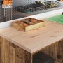 Armarios 2 uds para garaje madera ingeniería antigua madera de , Armarios industriales - Ref: Foro24-3328285, Precio: 98,17 €...